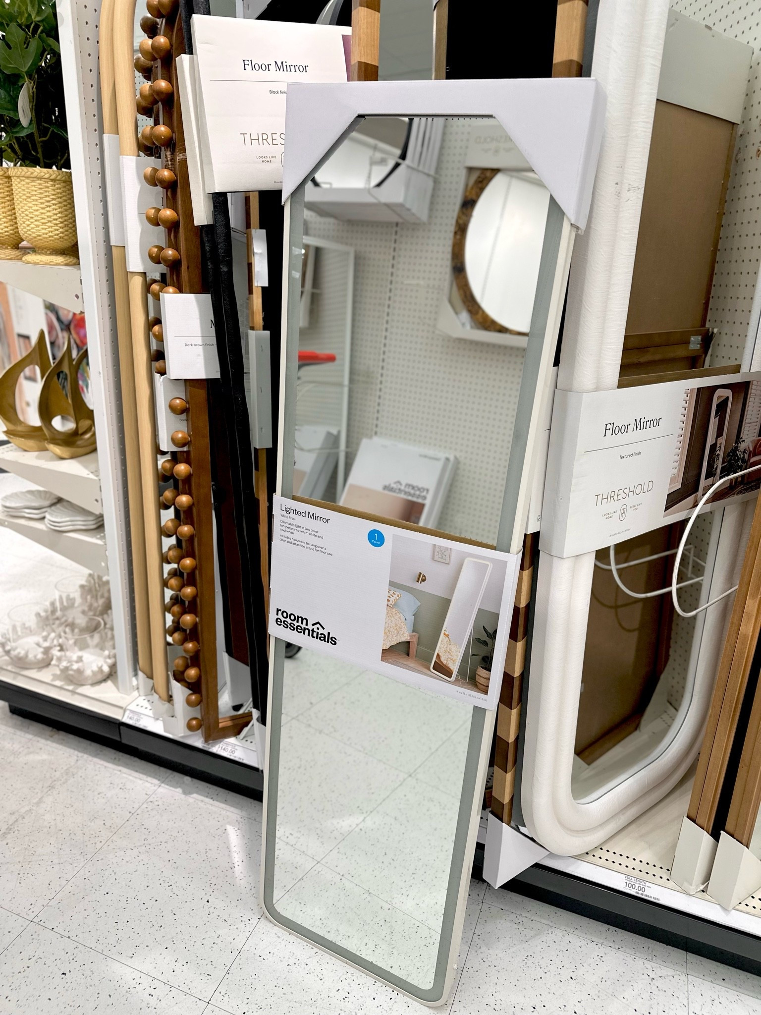 Floor lighted mirror

#LTKHome #LTKBeauty #LTKgrwm