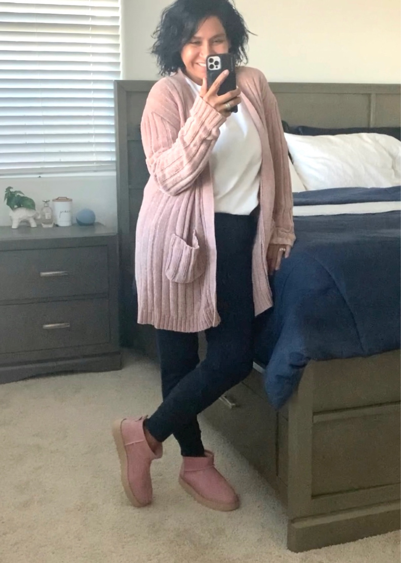 #pinkboots #pinkuggs #pinksugaruggs #ultraminiuggs #ultraminipinkuggs #pinkchenille #pinkcardigan #chenillecardigan #coldweather #cozy #chunkysweater #minipinkboots 

#LTKshoecrush #LTKHoliday #LTKSeasonal