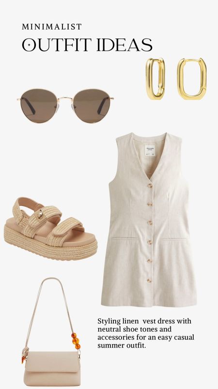 Minimalistic summer outfit , Abercrombie dress , summer dresses , summer sandals , Nordstrom shoes 

#LTKSeasonal #LTKFindsUnder50 #LTKStyleTip