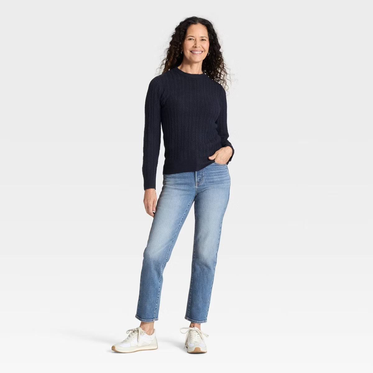 Women's Mid-Rise 80's Slim Straight Ankle Jeans - Universal Thread™ | Target