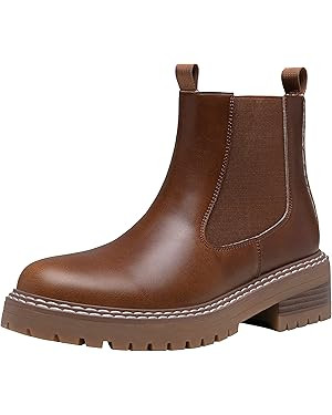 Jeossy Women's 9605 Ankle Boots Chelsea Fashion Double Track Bootie for Women | Amazon (US)