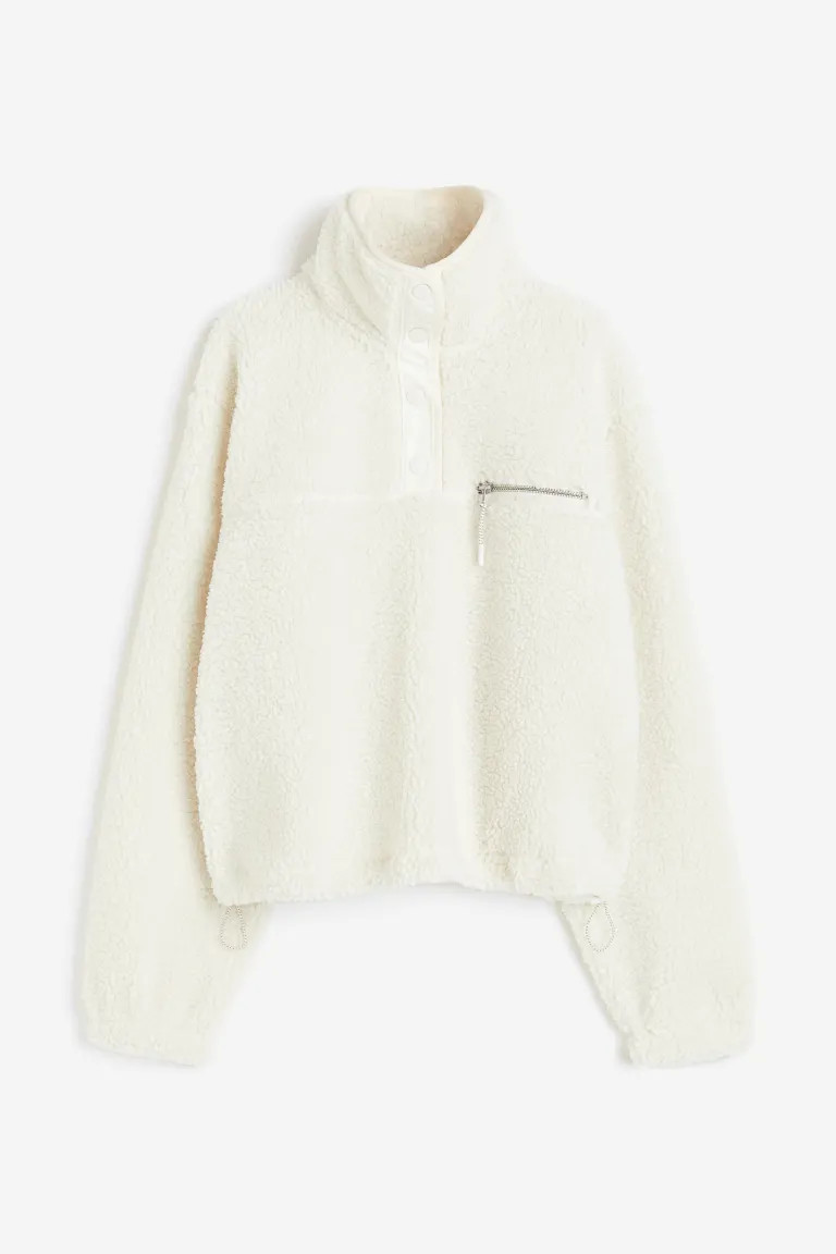 Teddy popover jacket | H&M (UK, MY, IN, SG, PH, TW, HK)