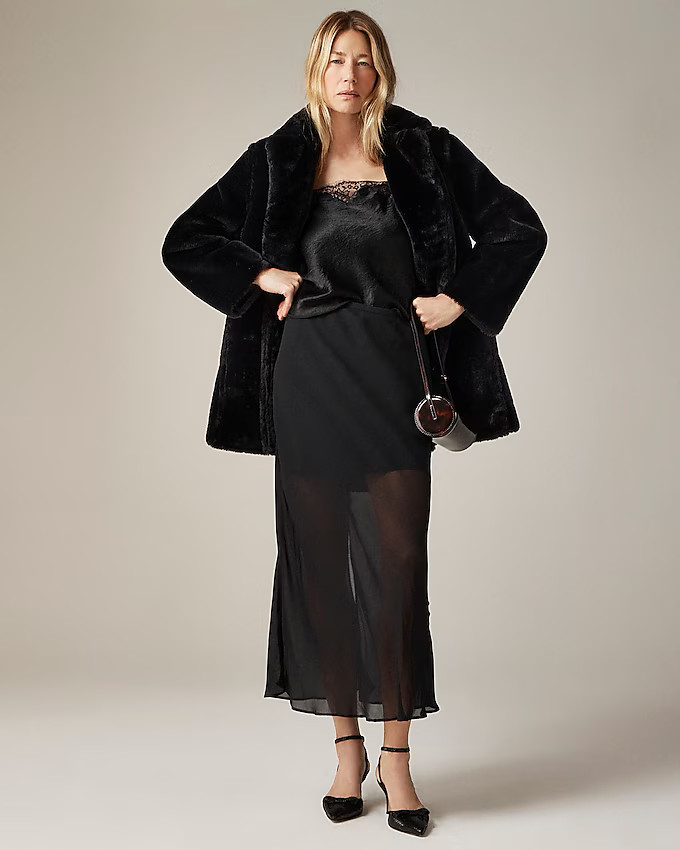 New Gwyneth skirt in chiffon | J. Crew US