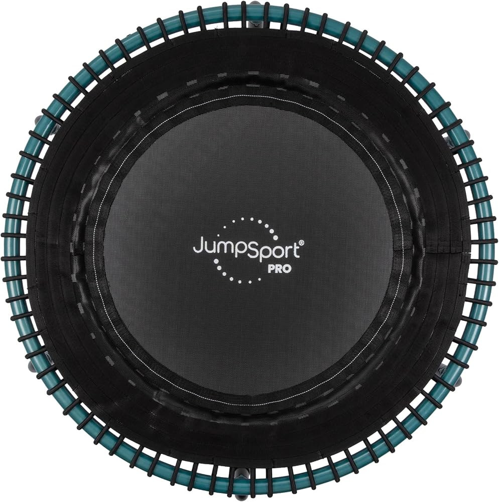 JumpSport 350 PRO Fitness Trampoline, Cardio Workout, No-Tip Arched Legs Home Gym Equipment, Adju... | Amazon (US)