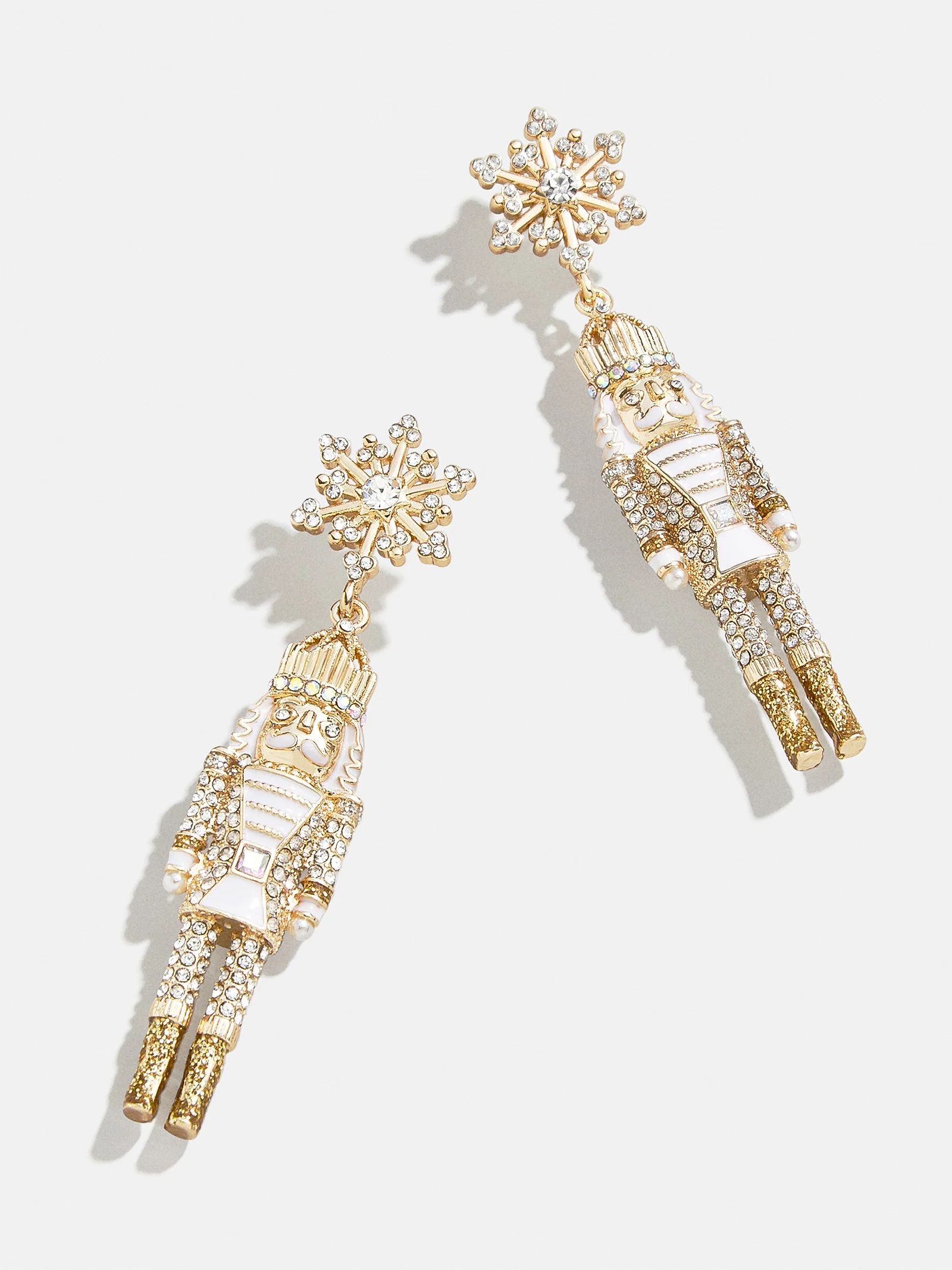 Night at the Ballet Earrings - Clear/Gold | BaubleBar (US)