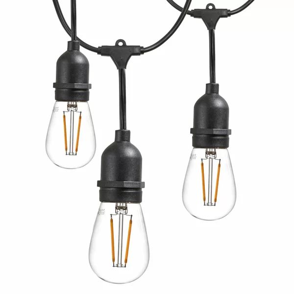 25' Outdoor 9 - Bulb Standard String Light | Wayfair North America