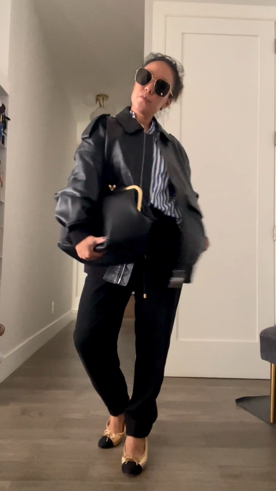 Leather jacket weather. Oversized leather jacket. I’m wearing an xs.

#LTKOver40 #LTKootd #LTKTravel