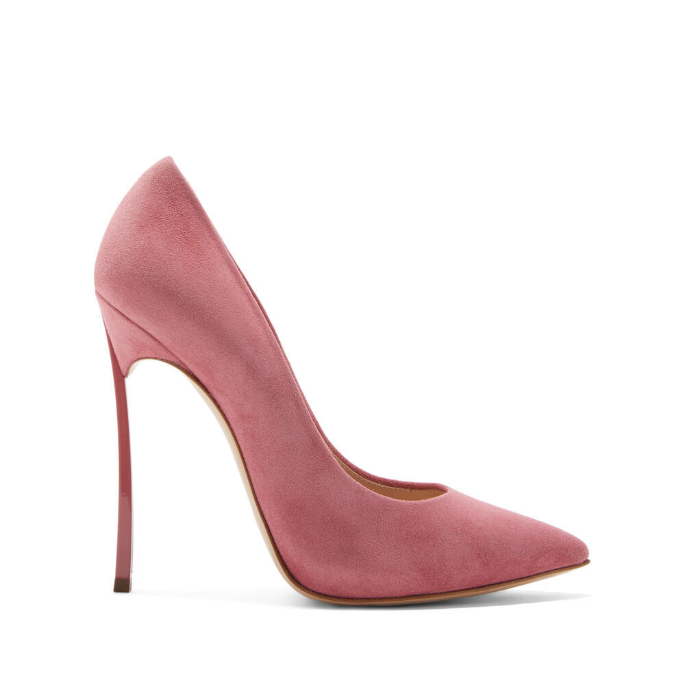 Blade Suede Pumps in Tuberose for Women | Casadei® | Casadei