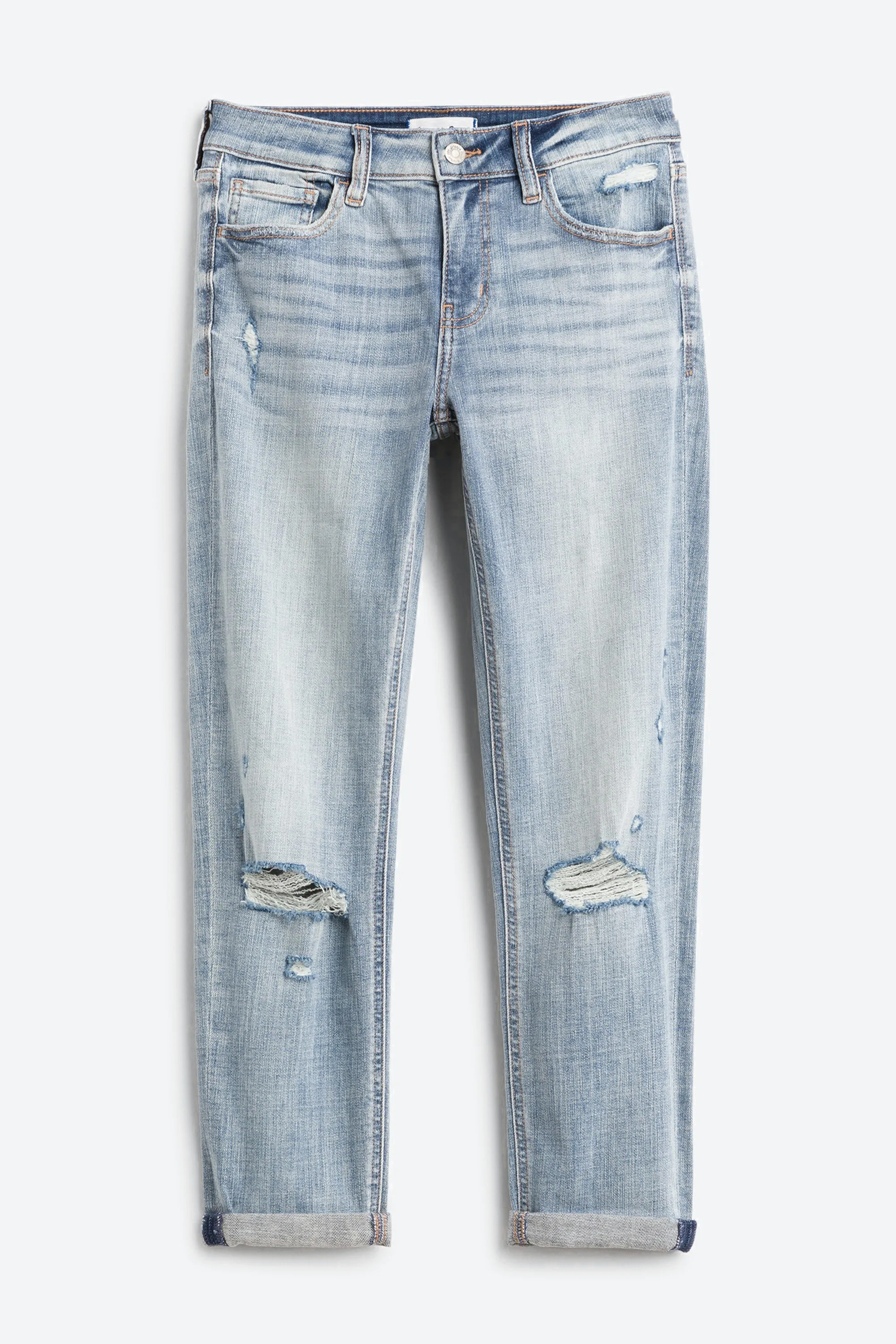 Casey Mid Rise Cropped Relaxed Skinny Jean | Stitch Fix