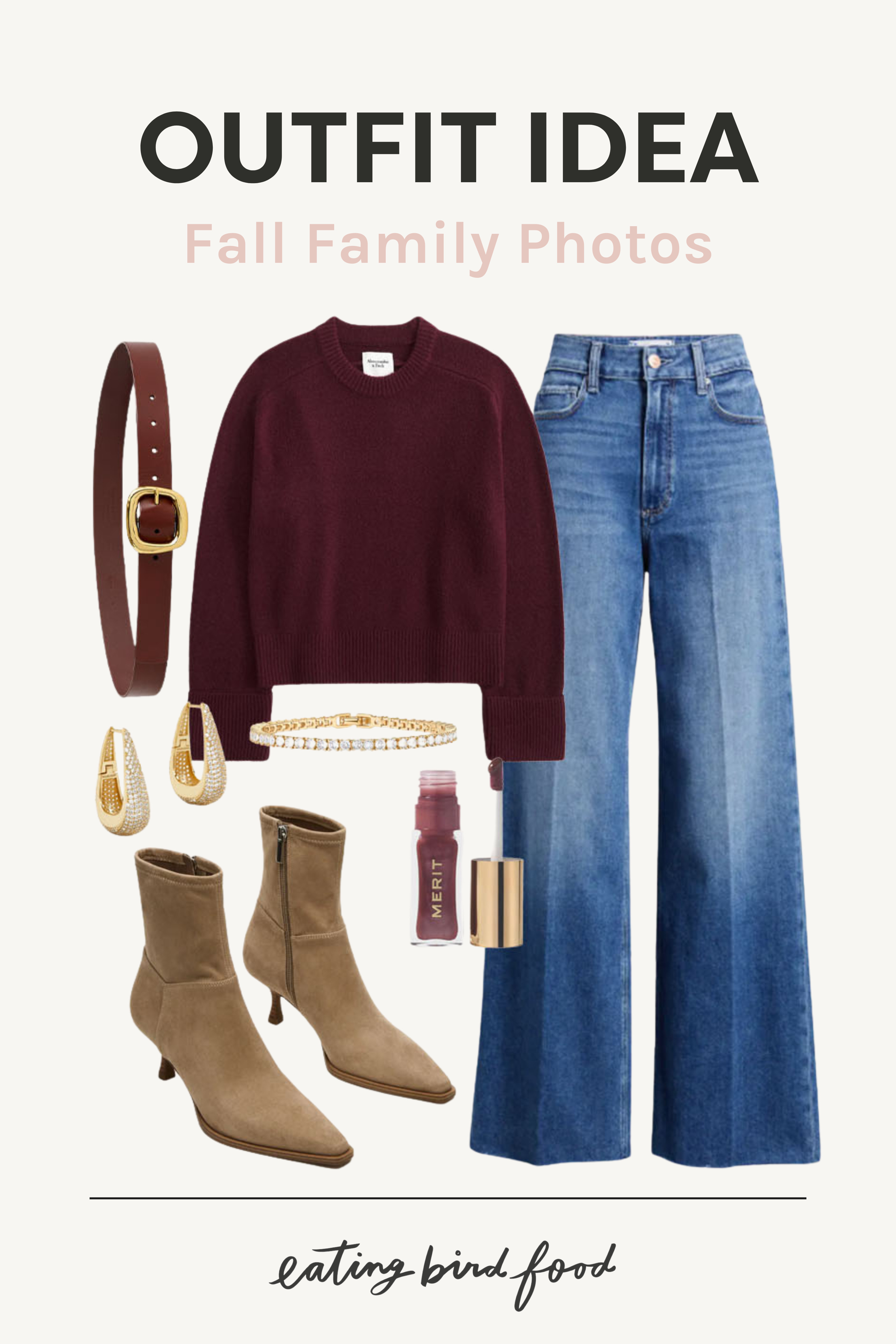Fall Family Photos | Fall Outfit | Fall Sweater | Wide Leg Jeans | Fall Boots | Burgundy 

 #LTKSeasonal #LTKStyleTip #LTKFamily