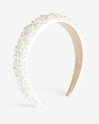 Pearl Studded Headband | Express