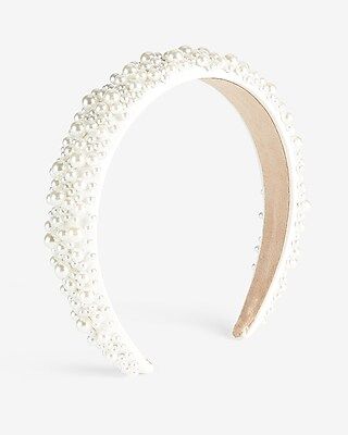 Pearl Studded Headband | Express