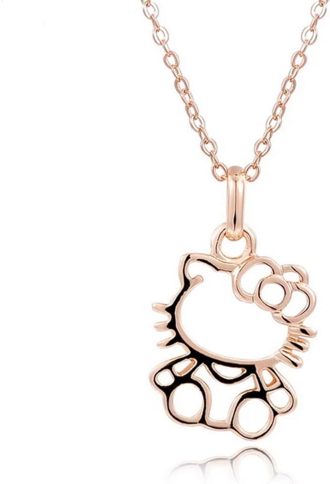 Hello Kitty Pendant Necklace - Adorable Cat Jewelry for Women and Teenagers - Stylish and Trendy ... | Amazon (US)