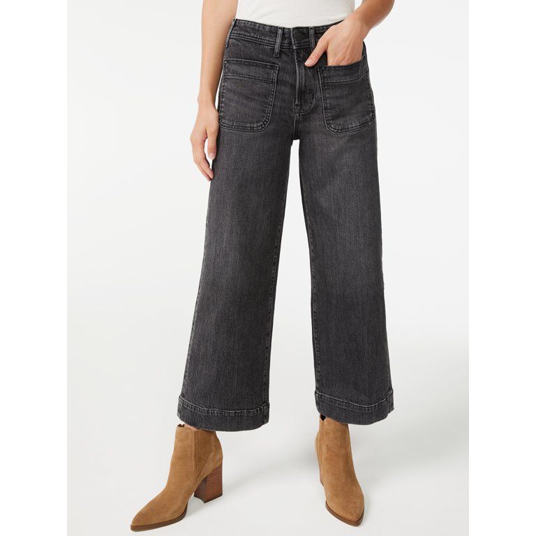 Free Assembly Women's Retro Flare Jeans - Walmart.com | Walmart (US)