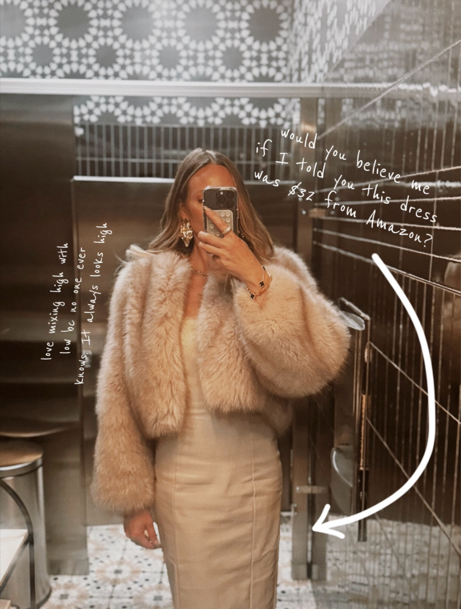 Jacket is old from mango. Wearing a small in the Amazon dress.

#LTKFindsUnder50 #LTKParties #LTKOver40