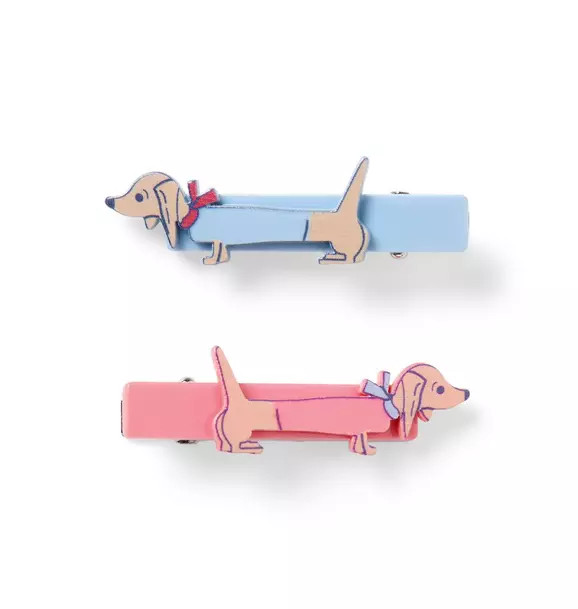 Dachshund Barrette Set | Janie and Jack