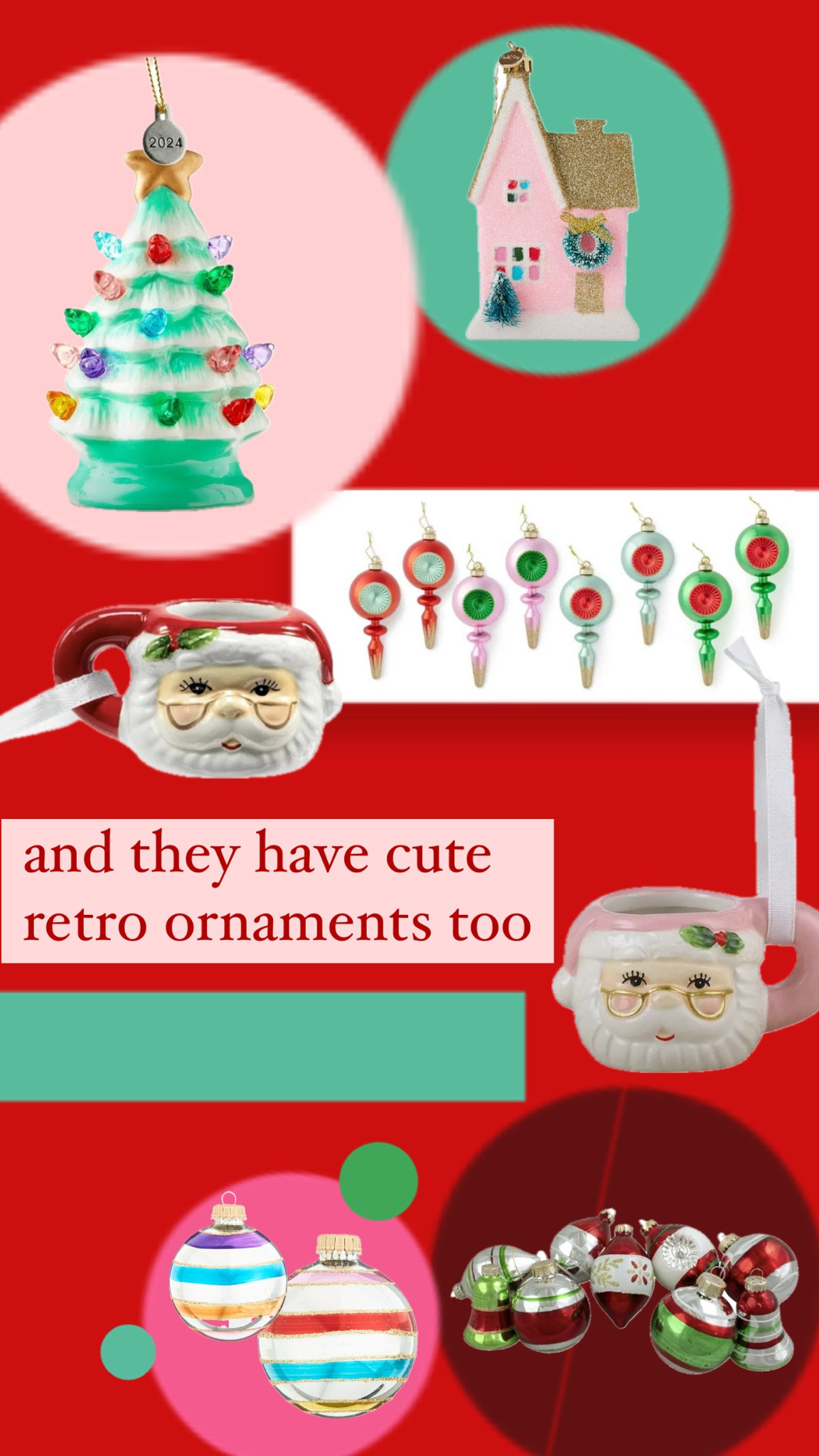 Mid century modern + retro ornaments at Walmart 🎄❤️🎀

#LTKSeasonal #LTKHoliday #LTKGiftGuide