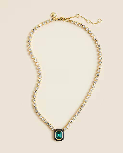 Cupchain gemstone pendant necklace | J. Crew US