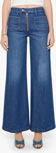 The Hustler Roller Patch Pocket Wide Leg Jeans | Nordstrom