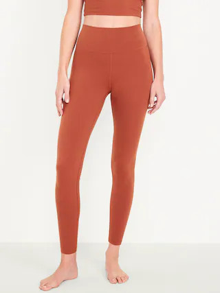 High-Waisted StudioSmooth 7/8 Leggings | Old Navy (US)