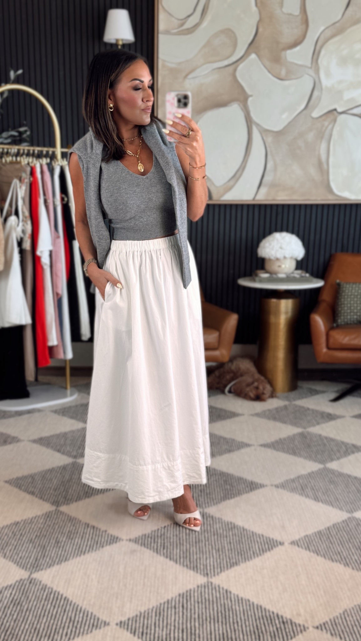 Serving up softness with a side of elevated ease—this @onequince look is giving luxe meets laid-back. 100% cashmere on top, 100% cotton on bottom, and 100% obsessed.
 
Tank & Cardigan: Small
Skirt: XS
5’2” | 130 lbs | 34DD | 25” waist
#QuincePartner #OneQuince #CashmereStyle #CottonSkirt #PetiteStyle #EverydayElevated #EffortlessStyle #OOTD


#LTKPetite #LTKOver40 #LTKStyleTip
