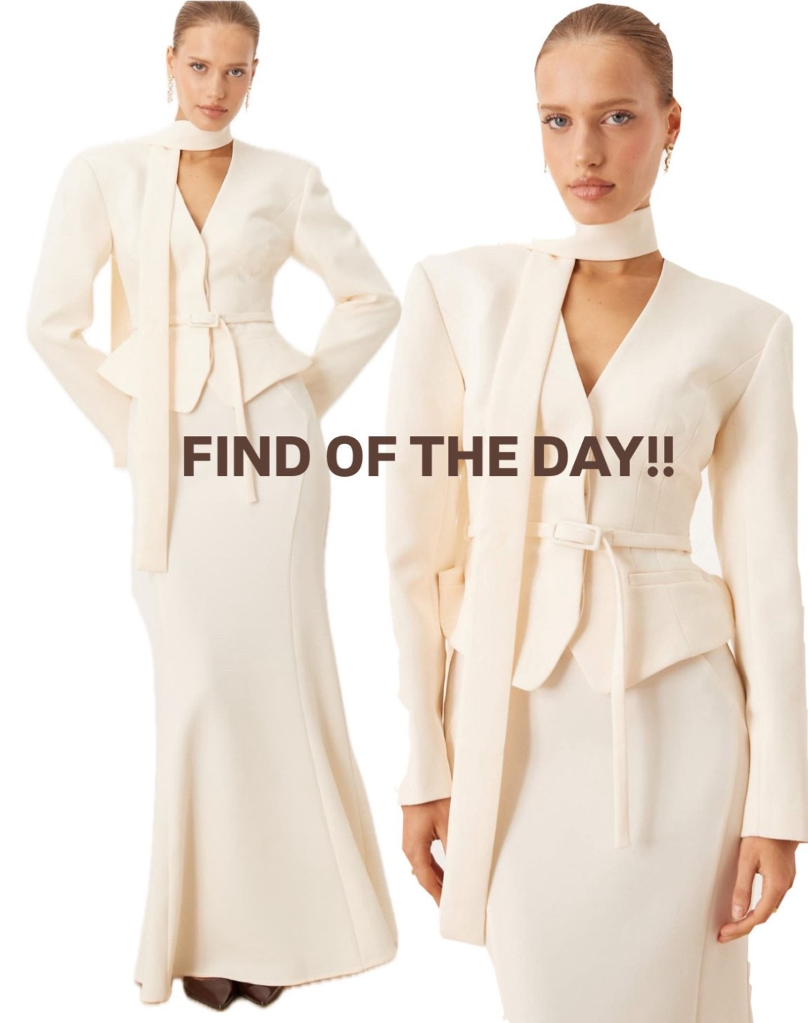 This co-ord is dreamy!! Great for any brides but also just so chic going into party season!! I have just ordered it so stay tuned for the try on! 

#LTKwedding #LTKwinter #LTKdatenight