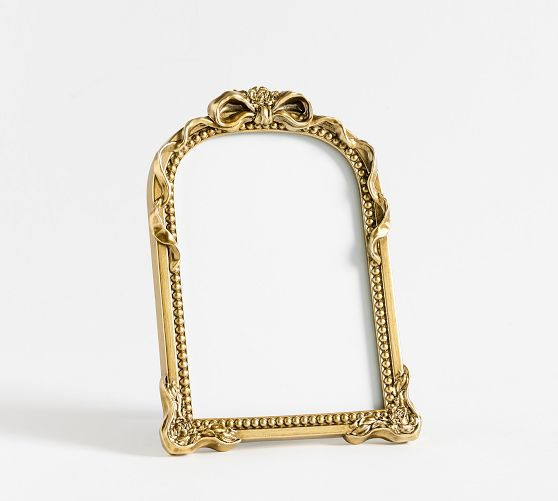 LoveShackFancy Gold Bow Frame | Pottery Barn (US)