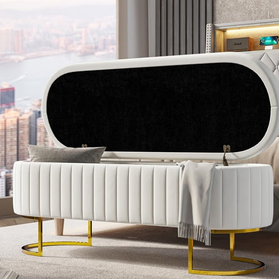 Bench and storage unit.Furniture, beds etc, bedding, ottoman, organized, home organizer #homedecor #under200 #amazonhome 

#LTKHome