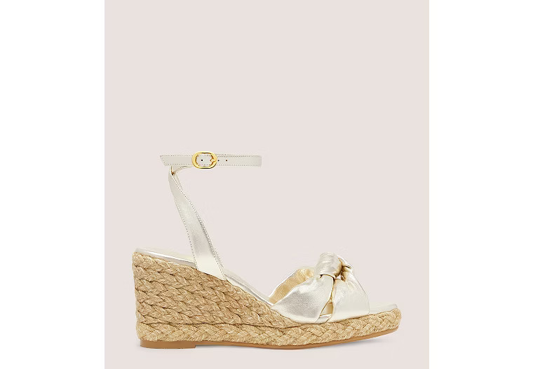 Playa Espadrille Knot Wedge | Stuart Weitzman Outlet
