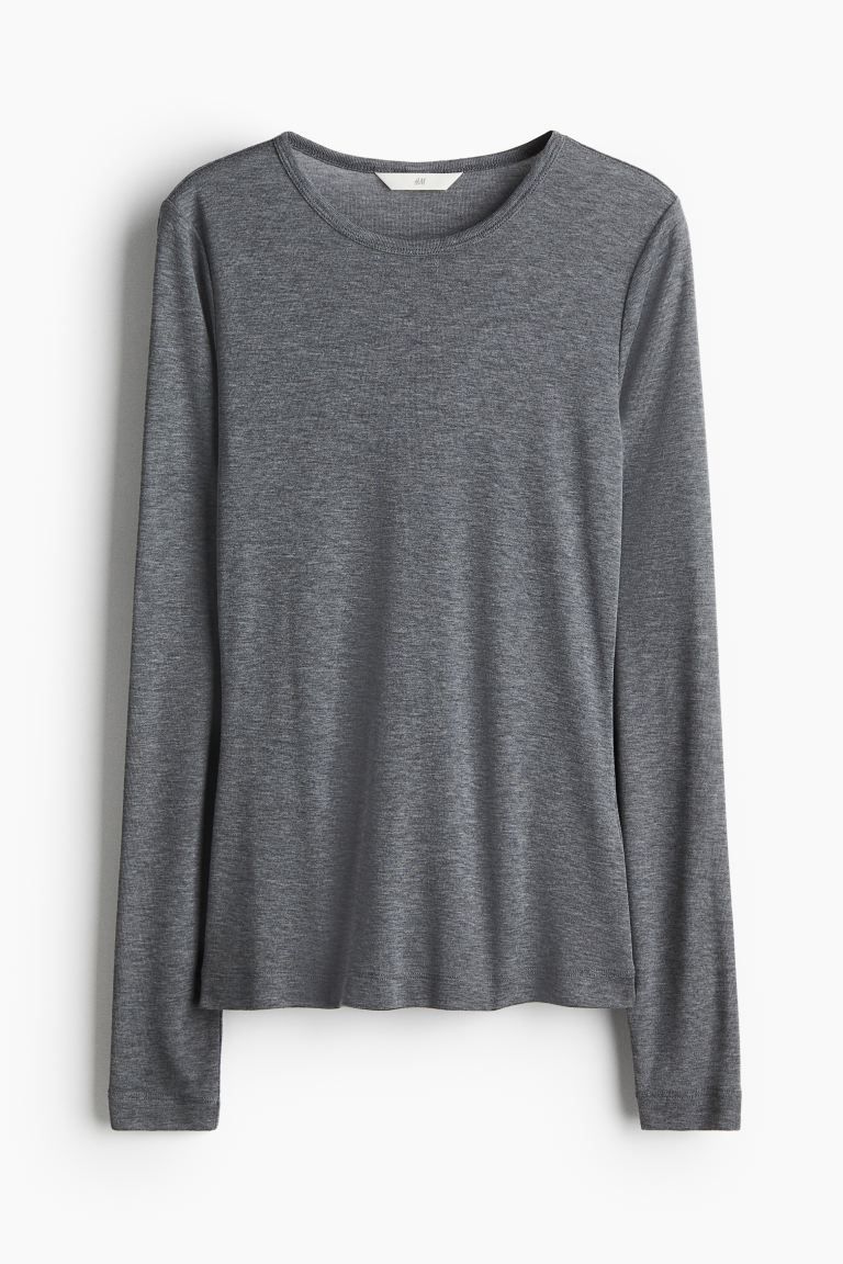 Ribbed Jersey Top | H&M (US + CA)