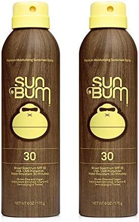 Sun Bum Sun Bum Original Spf 30 Sunscreen Spray Vegan and Reef Friendly (octinoxate & Oxybenzone ... | Amazon (US)