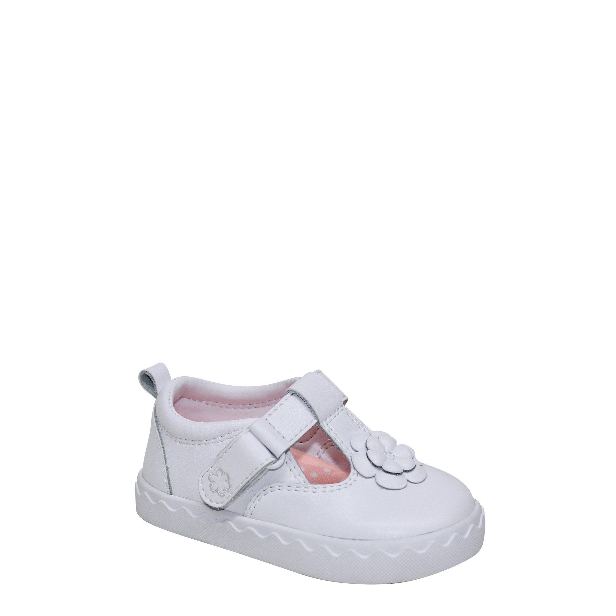 Wonder Nation T-Strap Hook & Loop Mary-Jane Shoe (Infant Girls) | Walmart (US)