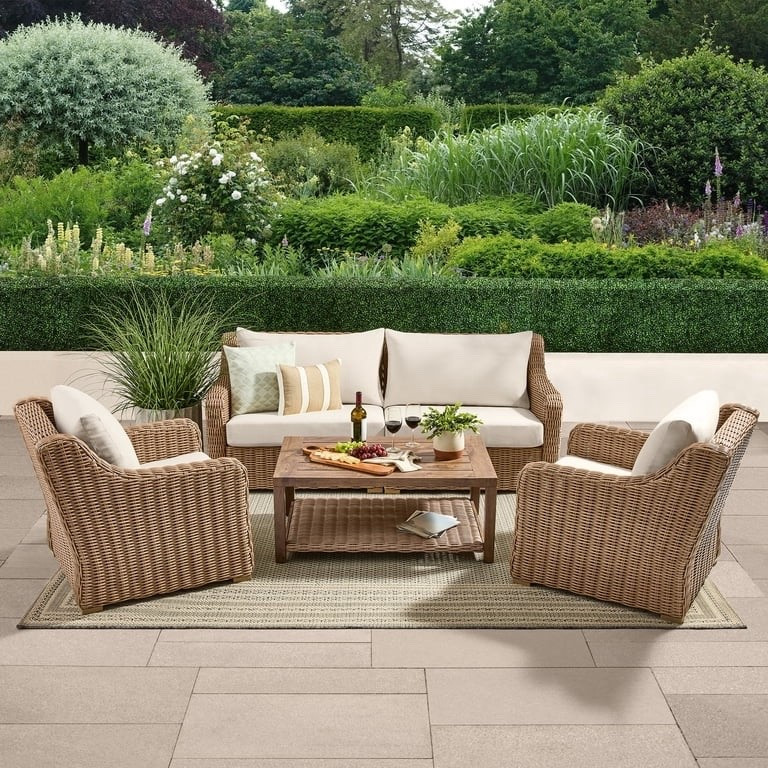 The best-selling outdoor patio furniture is back in stock ☀️

This beautiful wicker collection has that high-end European patio look with warm natural wicker and soft cream cushions, but it’s very budget-friendly. Each piece is sold separately so you can mix and match the sofa, swivel chairs, and coffee table to create the perfect layout for your space.

Also available in 4 color options. LTKOutdoor #LTKFinds #LTKSaleAlert

Tap to shop 👇

#LTKHome #LTKSeasonal