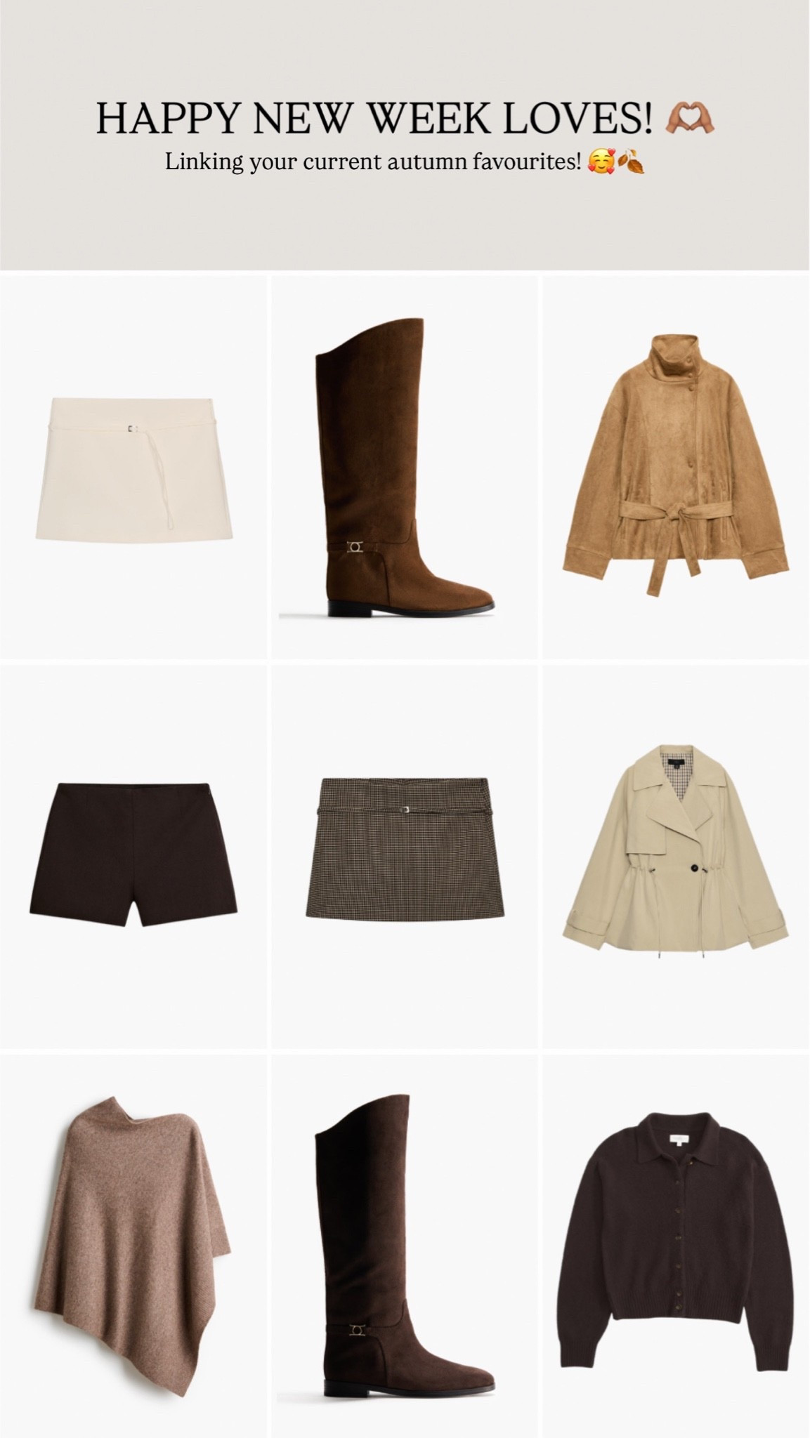 Your current autumn faves! 🥰🍂🤎

#LTKautumn #LTKeurope #LTKstyletip