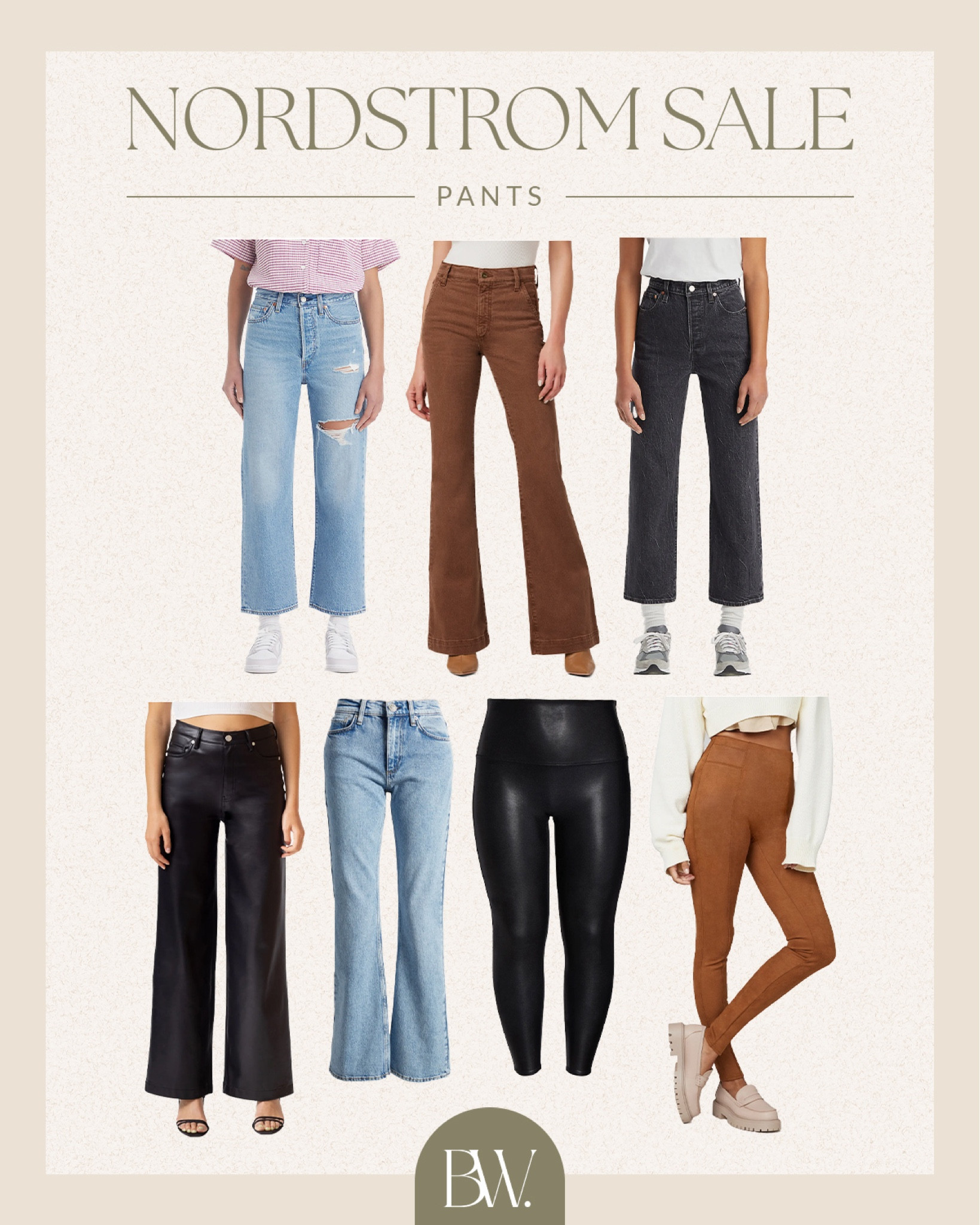 Nordstrom // n sale // pants // leather pants // denim 

#LTKxNSale #LTKstyletip