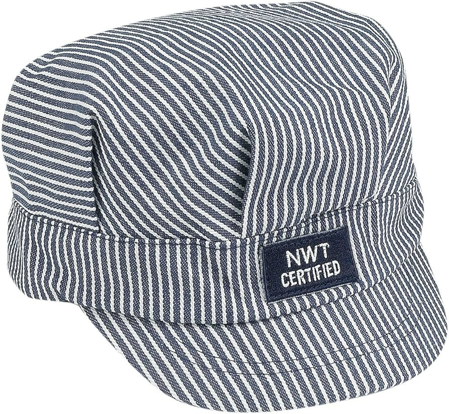Aeromax Train Engineer Cap, Blue/White, Adjustable Youth Size | Amazon (US)