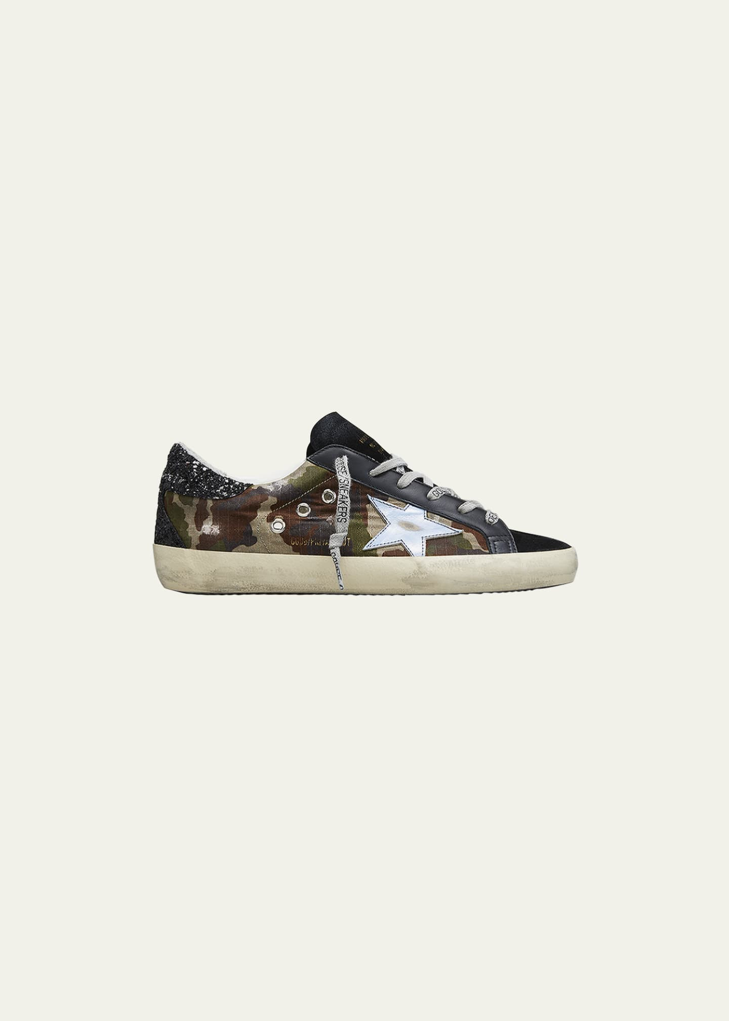 Golden Goose Super Star Camo-Print Low-Top Sneakers | Bergdorf Goodman