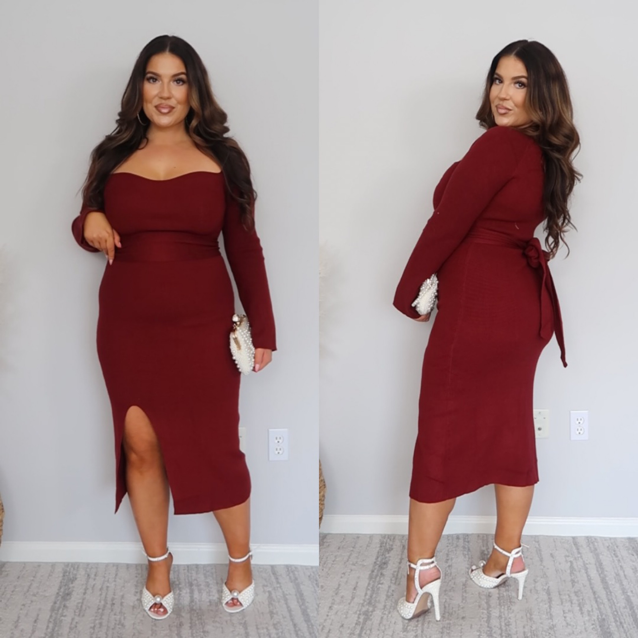 Valentines Day Outfit Inspo! Sized down to a Medium in the Dress (very stretchy) also linked shapewear and accessories! ❤️

Measurements: 39-32-45 // Size 10-12 // L // 5’5”

Make sure to Like and Follow for more Date Night Outfits 🖤

#LTKstyletip #LTKmidsize #LTKfindsunder50
