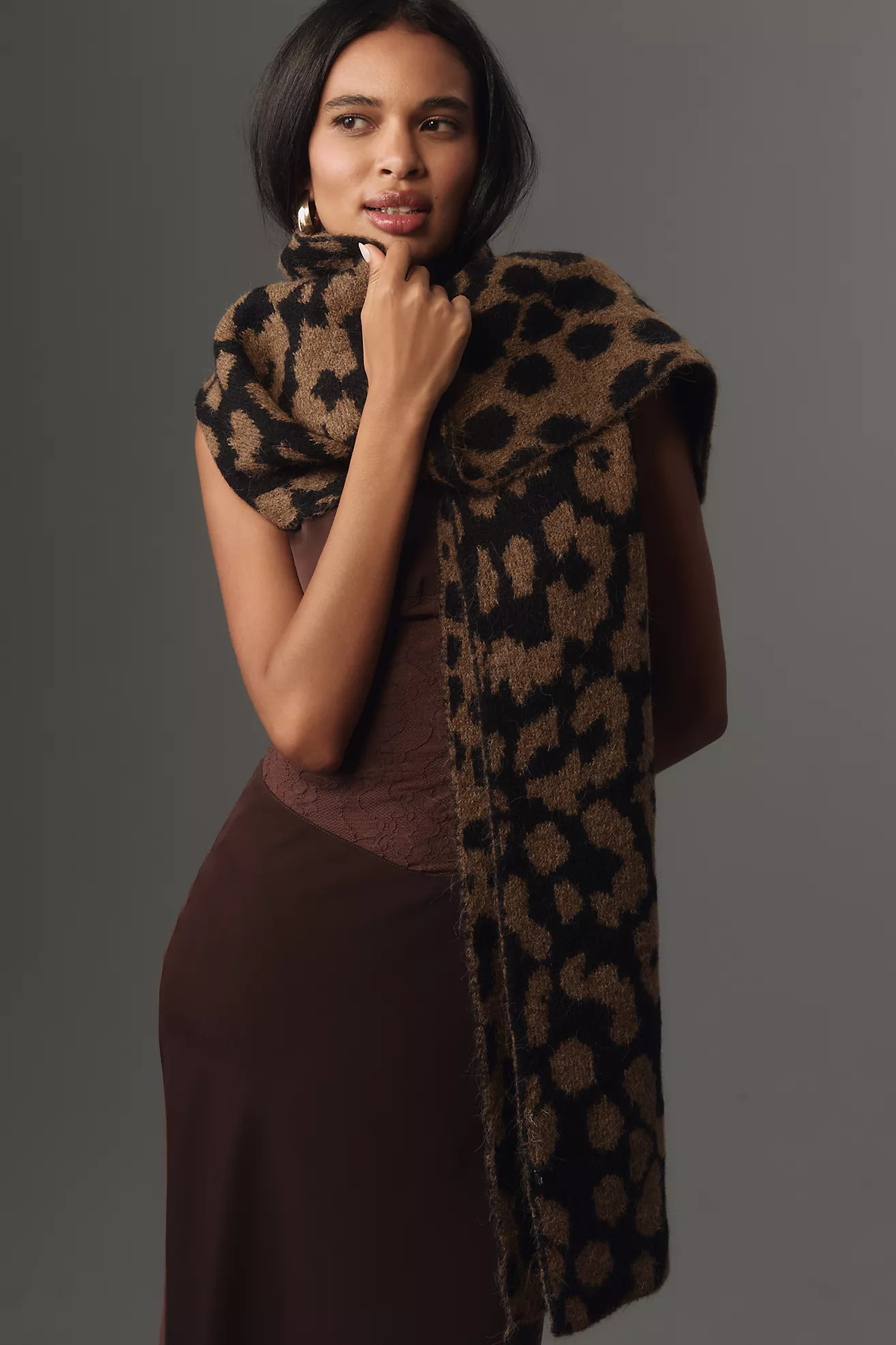 By Anthropologie Compact Knit Scarf | Anthropologie (US)