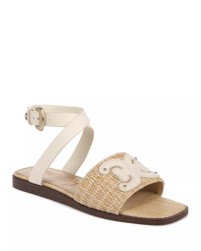 Sam Edelman Women's Ilsie Square Toe Logo Flat Sandals   Back to results -  Shoes - Bloomingdale'... | Bloomingdale's (US)