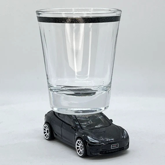 The Original Hot Shot Shot Glass Tesla Model 3 Hot Wheel - Etsy | Etsy (US)