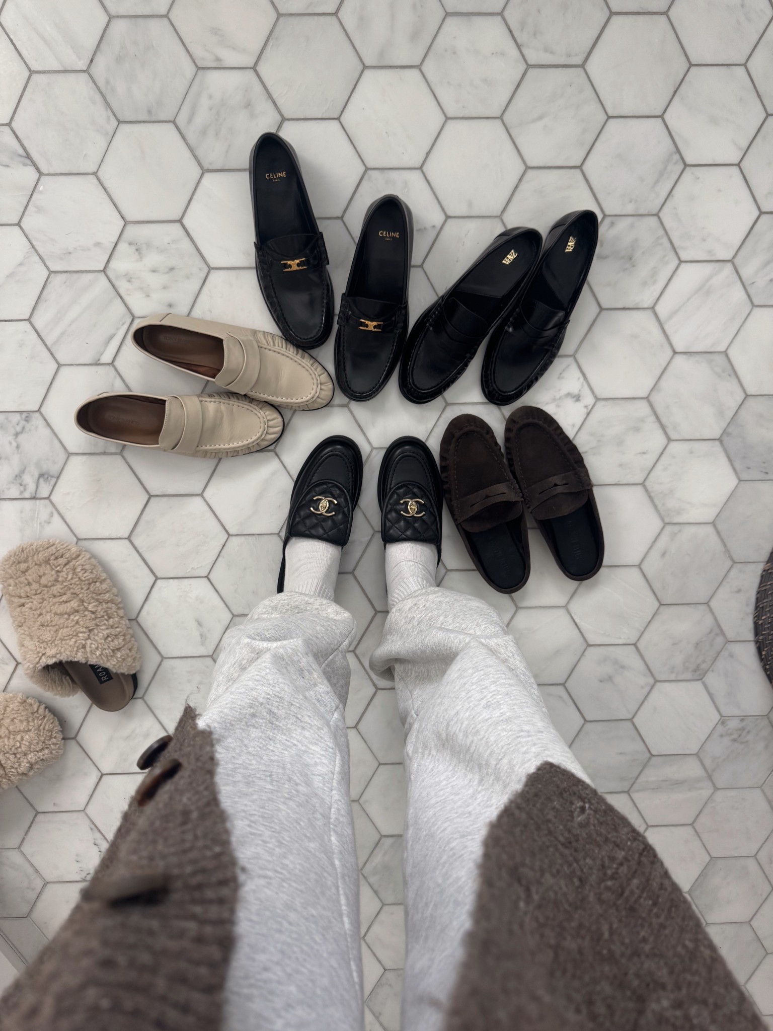 Organizing my closet and thought I’d share my favorite mules and loafers I wear. 

Steve Madden: This pair is so comfortable and I love the dark brown color.

Chanel: While I love the look of these, they are SO loud when I walk. You can hear me coming from a mile away.

Tony Bianco: I had been wanting a light pair of loafers that aren’t stark white. I love the warm vanilla color. These are super comfortable and fit true to size.

Celine: I love the look of these but they aren’t as comfortable as my Zara pair. The leather is much stiffer.

Zara: The leather is sooo soft! 

#LTKSaleAlert #LTKFindsUnder100