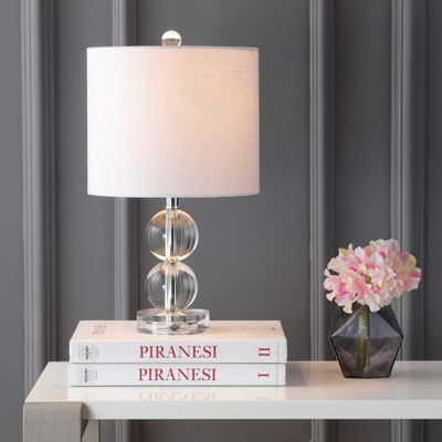 JONATHAN Y Brooklyn 17.5" Crystal LED Table Lamp, Clear | Target