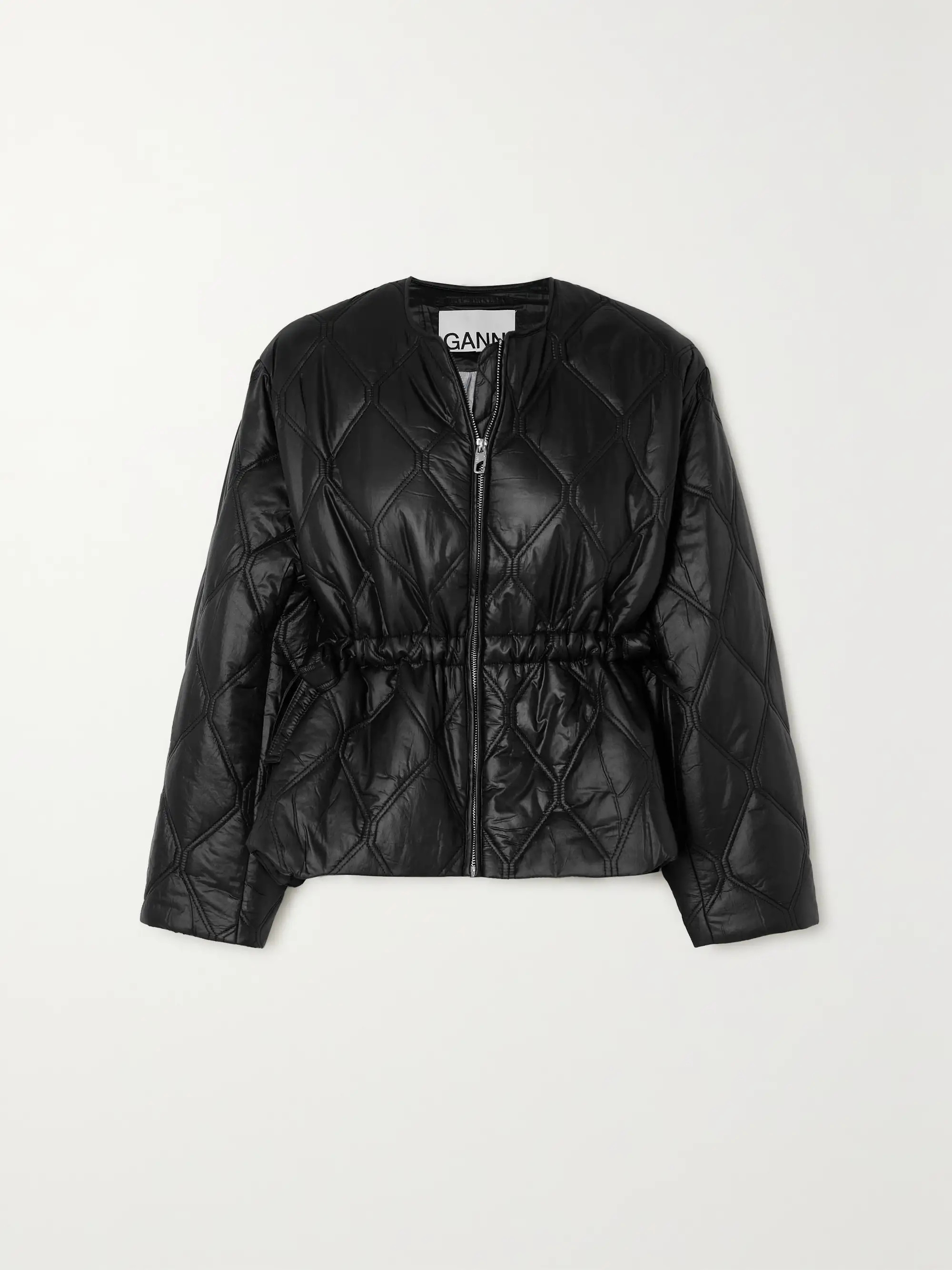 Quilted glossed recycled-shell jacket | NET-A-PORTER (US)