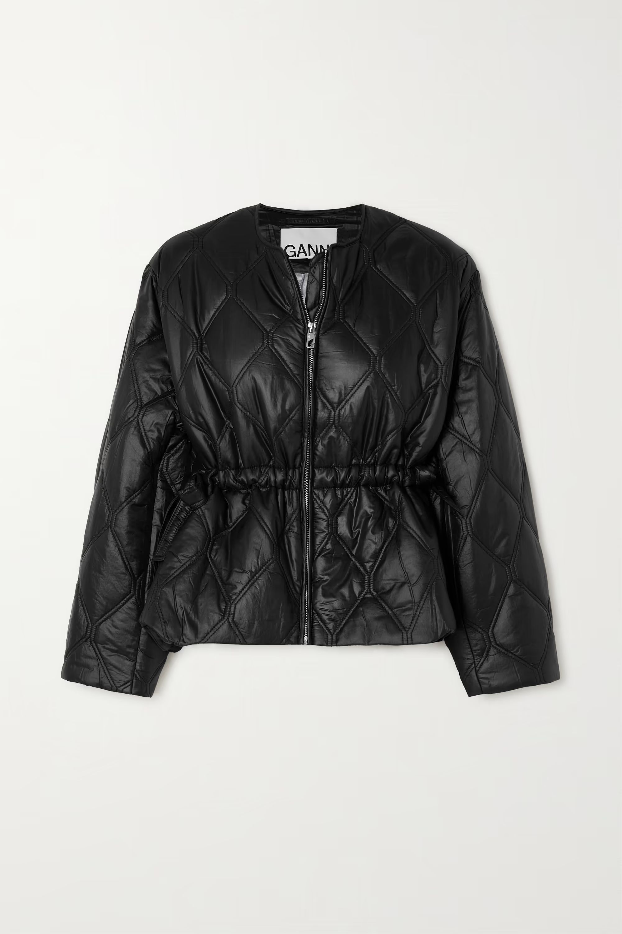 Quilted glossed recycled-shell jacket | NET-A-PORTER (US)