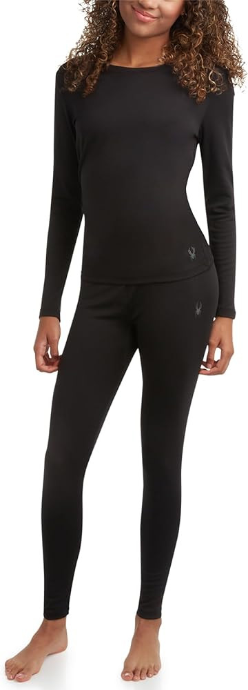 Spyder Womens Thermal Underwear Set - 2 Piece Fleece Lined Moisture Wicking Long Johns for Women ... | Amazon (US)