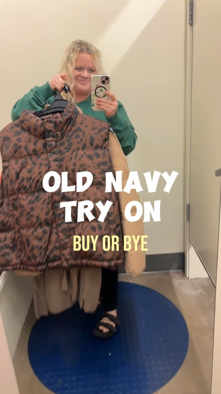 Old Navy Buy or Bye  🛍️

Linked in my LTK in bio

1. Bounce Fleece Half Zip - 3x
2. Water-Resistant Puffer Jacket - 2x
3. Long-Line Open Front Sweater - xxl
4. SoSoft Cropped Fair Isle Cardigan Sweater - 2x
5. Water-Resistant Puffer Vest - 4x
6. EveryWear Long Sleeve Shirt - 3x?
7. Button-Front Sherpa Jacket - 3x
8. Water-Resistent Bubble-Hem Hooded Puffer Jacket - 3x

#LTKPlusSize #LTKSeasonal #LTKHoliday