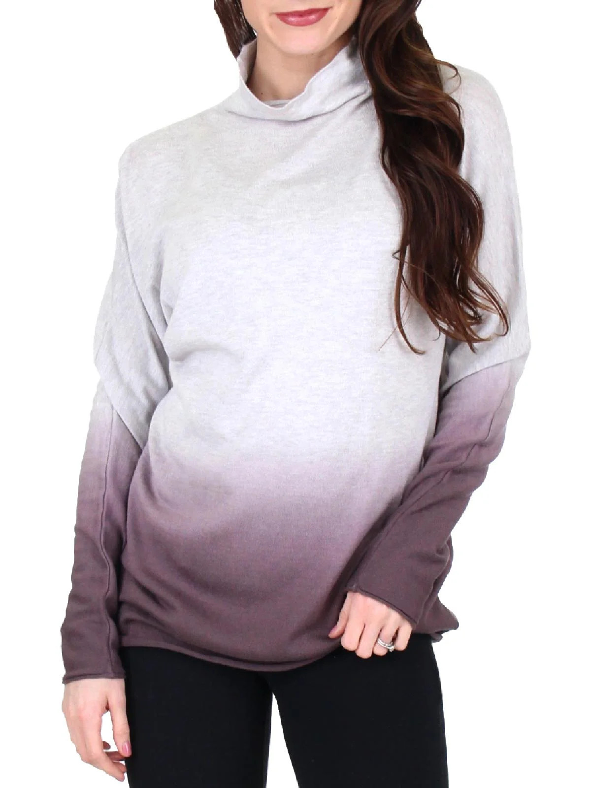 Nic + Zoe Womens Traveler Ombre Tunic Turtleneck Top | Walmart (US)