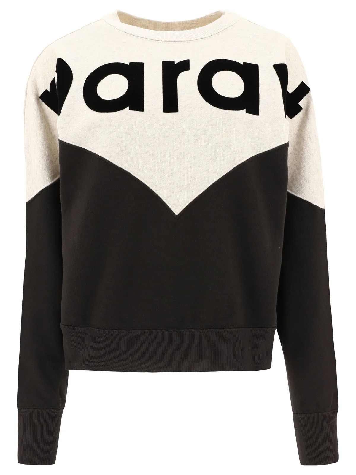 Isabel Marant Étoile Houston Logo Printed Crewneck Sweatshirt | Cettire Global