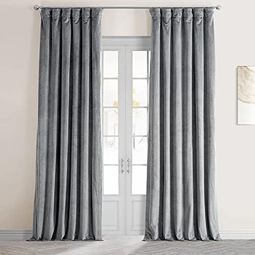 HPD Half Price Drapes Signature Velvet Blackout Curtains For Bedroom 50 X 120 (1 Panel), VPCH-145002 | Amazon (US)